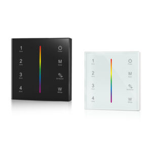 Arc LED 4 Zone RGB/RGBW Touch Wall Panel