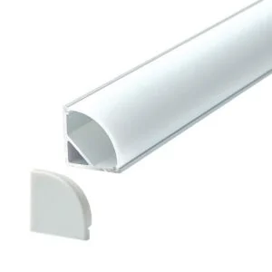 ARC-EM 2 Metre Rounded Corner Base Profile and Cover