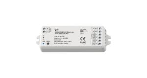 Arc LED 12-24V RGBW/RGB/CCT/Dimming 4 Channel LED RF Receiver (White)