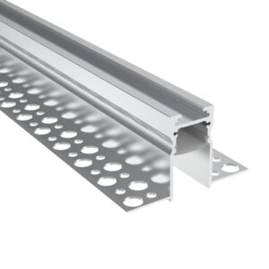 ARC-AGPB 2 Metre Anti Glare Plaster in Flush Mount LED Profile Including Diffuser