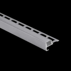 Arc LED 2m 20mm Tile in Stair Profile (Silver)