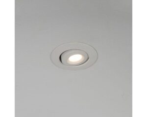 Arc LED 3W IP65 Mini Tiltable Downlight - White (24V Input)