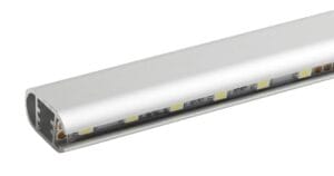 Arc LED 2 Metre Wardrobe Rail (Silver)