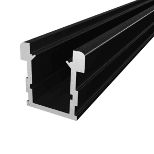 Arc LED Heavy Duty Recessed Aluminium LED Profile (Black)
