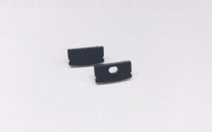 Arc LED Pair of End Caps for ARC-SM17 Profile (Black)