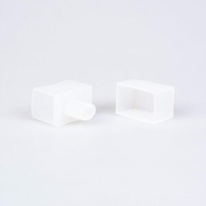 Arc LED End Cap With Dead End - Side Bend (RGBW)