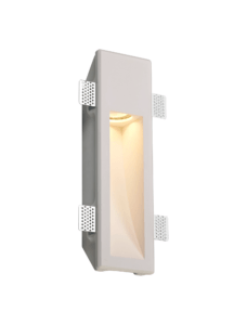 Arc LED Medium Recessed GU10 LED Wall Light (White)