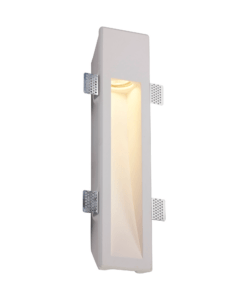 Arc LED Large Recessed GU10 LED Wall Light (White)