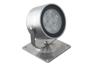 Arc LED Stainless Steel (316) 1W IP68 Surface And Submersible Spot Light (350mA)-RED