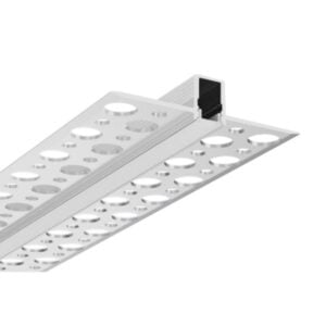 ARC-MPB 2 Metre Micro Plaster-in Aluminium Profile (Silver)