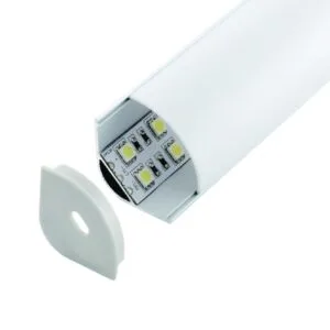 ARC-WRC 2 Metre Wide Rounded Corner Profile with PMMA Diffuser