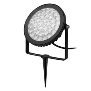 Colour-Flow 240V 15W RGB+CCT Smart LED Garden Spotlight - Includes Spike (Black)