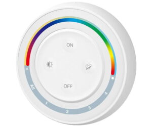 Colour-Flow 2.4G 4 Zone Rainbow Remote for RGB+CCT LED Strip (White)