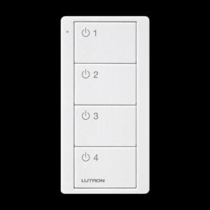 Lutron - Pico RF Lights 4 Button 4-Group - Arctic White