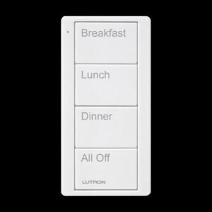 Lutron - Pico RF Lights 4 Button Scene - Arctic White