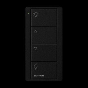 Lutron - Pico RF Lights 4 Button Zone - Black