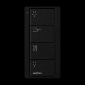 Lutron Pico RF RA2 4 Button Room Kitchen (Black)