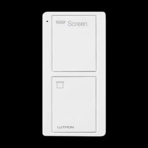 Lutron - Pico RF Shades 2 Button Screen - Arctic White