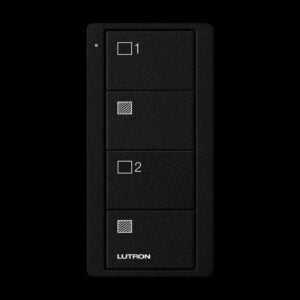 Lutron - Pico RF Shades 4 Button Zone - Black