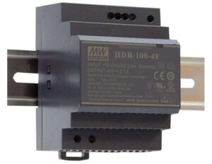 Meanwell 24V 100W DIN Rail Power Supply (Black)