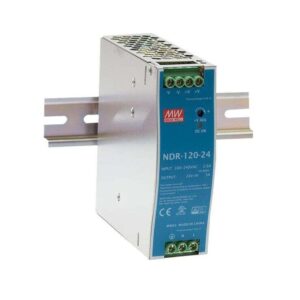 Meanwell 24V 120W DIN Rail Power Supply (Silver)