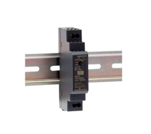 Meanwell 24V 15.2W DIN Rail Power Supply (Black)