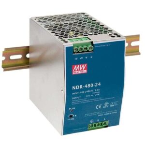 Meanwell 24V 480W DIN Rail Power Supply (Silver)