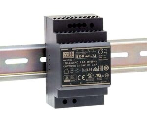 Meanwell 24V 60W DIN Rail Power Supply (Black)