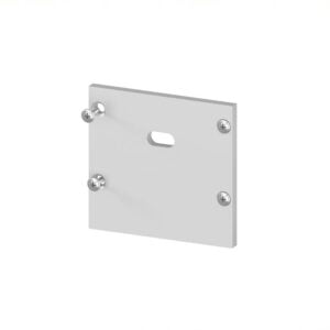 Pair of End Caps for ARC-22 (Silver)