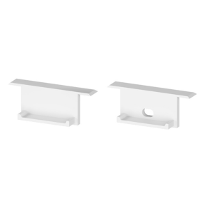 Pair of End Caps for ARC-DR-WH