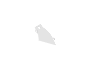 Pair of End Caps for ARC-S-DWPB (White)