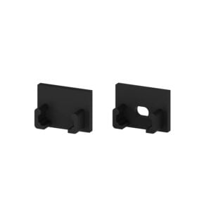 Pair of End Caps for ARC-TLPB13 (Black)