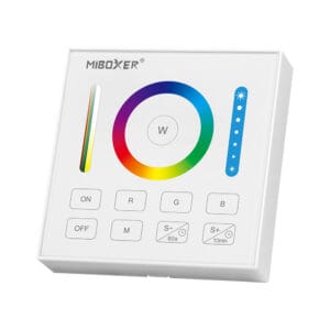 Single Zone RGB+CCT Wall Panel (White) Battery Operated – 2 X AAA Required