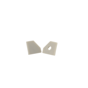 Pair of End Caps for ARC-MICRO45 (Silver)