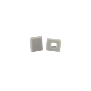 Pair of End Caps for Nano Profile (Silver)