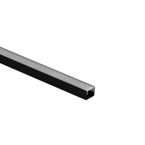 2.4m Black 12.8mm x 10mm Profile for Wood Panelling (Black)