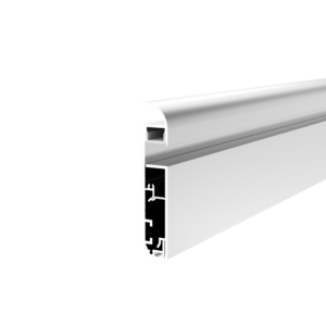 3 Metre Skirting Profile - 10mm Light Gap (White)