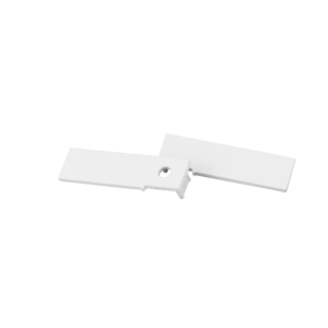 Pair of End Caps for ARC-SGS-40 Profile (White)