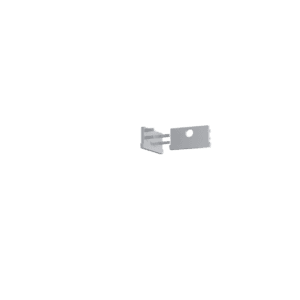 Pair of End Caps for ARC-BENDPBW Profile (Silver)